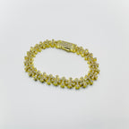 Crystal Cross Tennis Bracelet