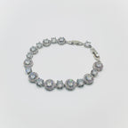 Circular Gemstone Crystal Bracelet