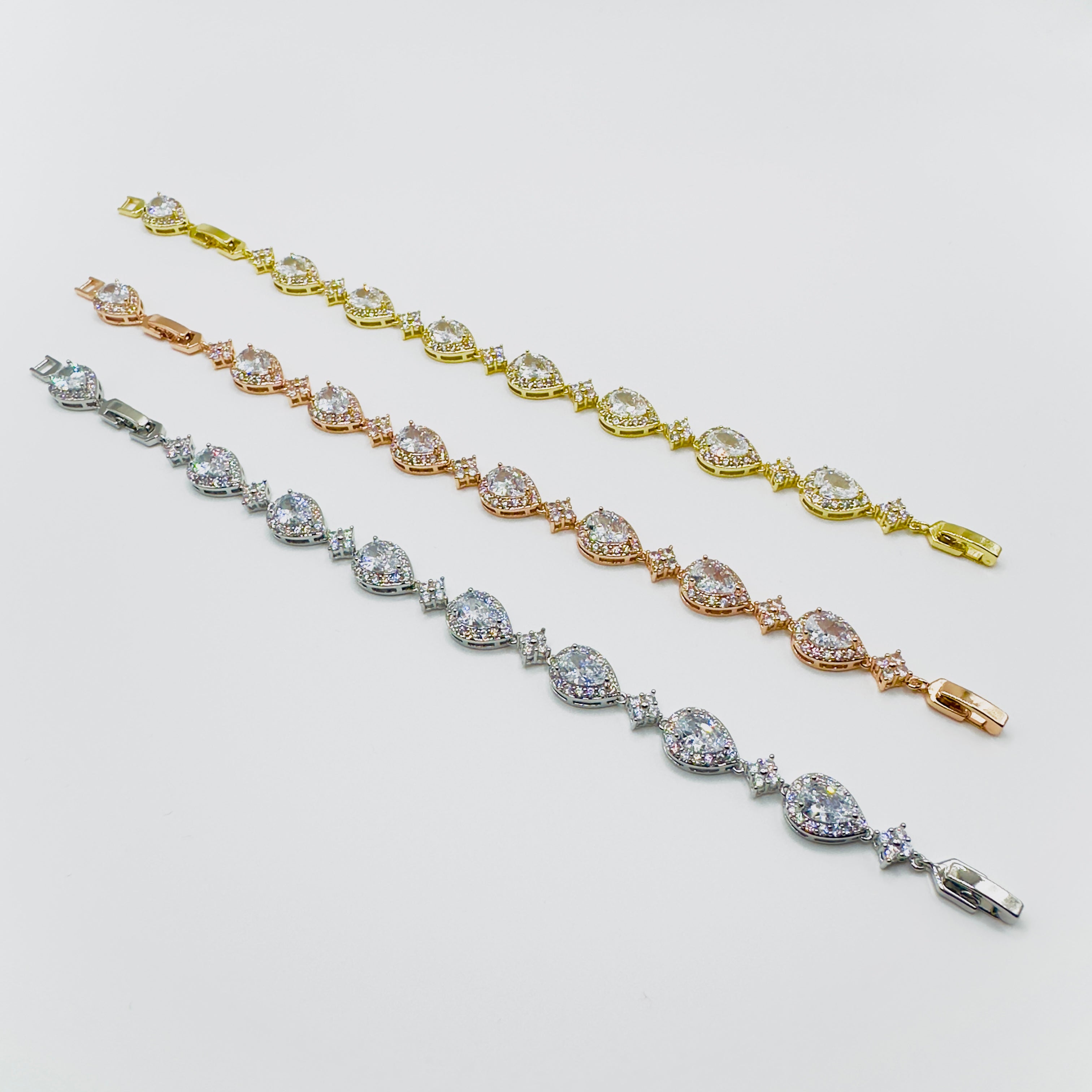 Teardrop Star Crystal Bracelet