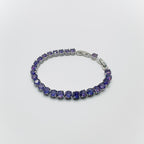 Colored Gemstone Tennis Bracelet