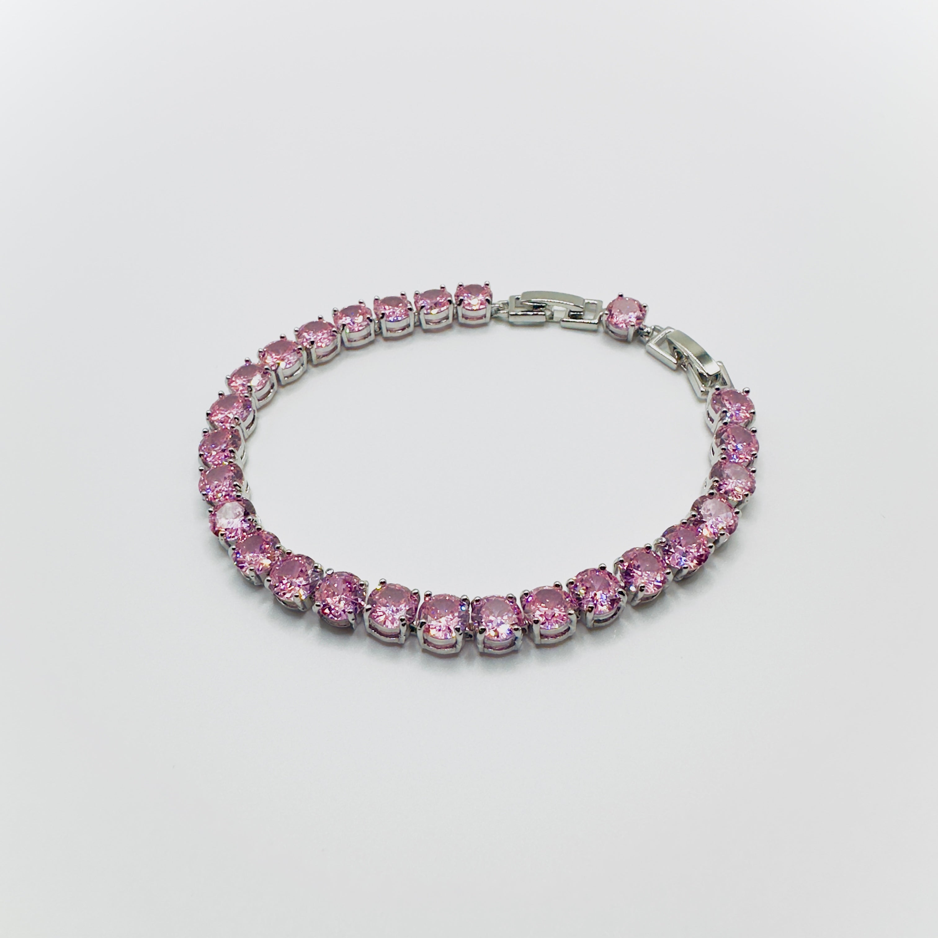 Colored Gemstone Tennis Bracelet