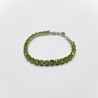 Colored Gemstone Tennis Bracelet