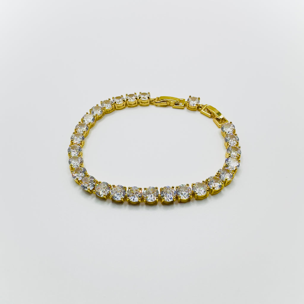 Colored Gemstone Tennis Bracelet