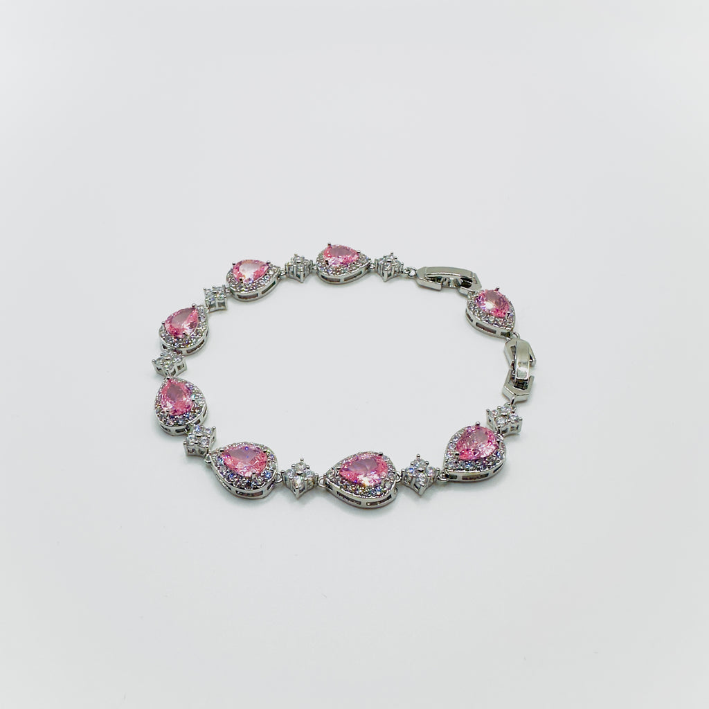 Teardrop Gemstone Star Crystal Bracelet