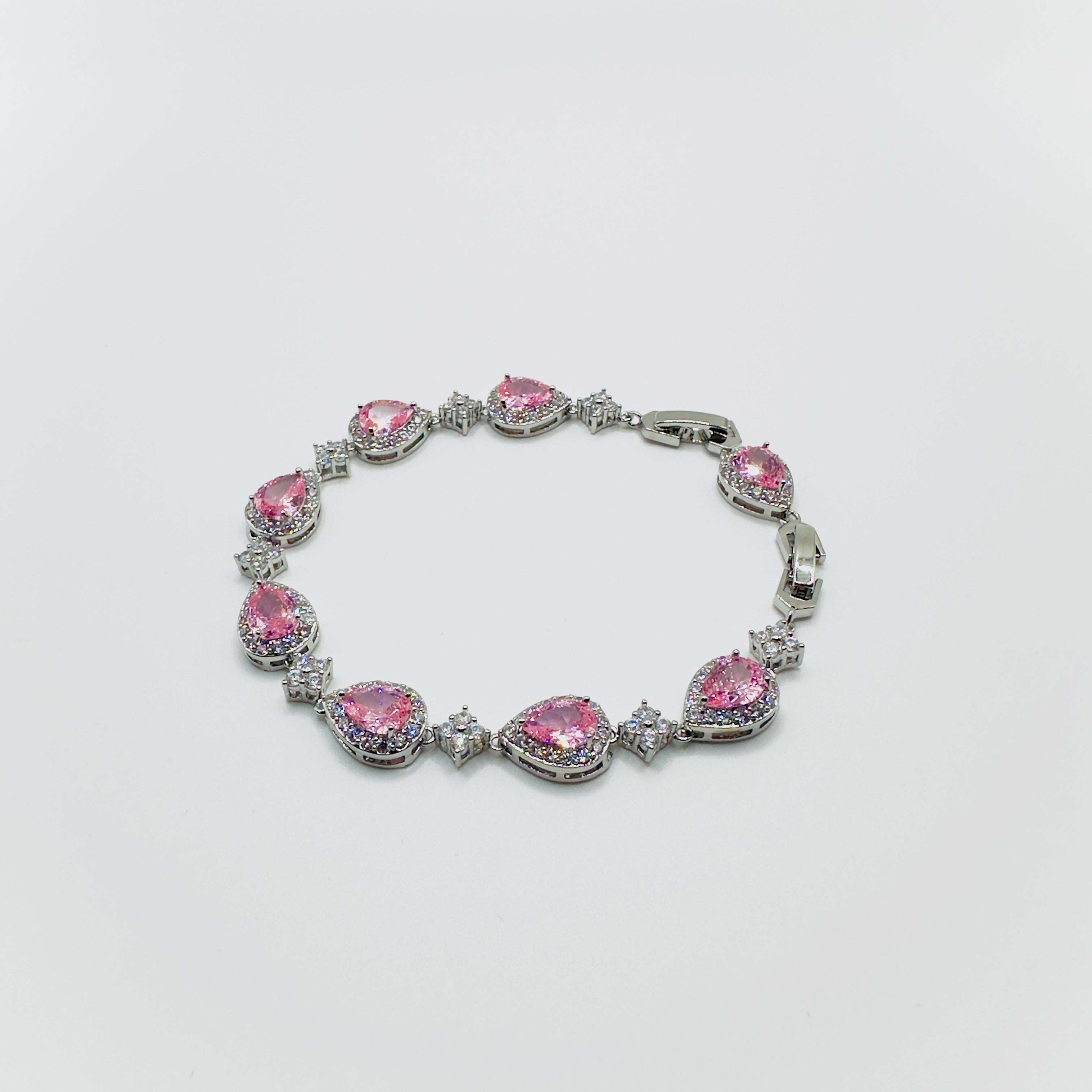 Teardrop Gemstone Star Crystal Bracelet